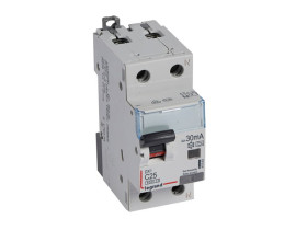 Wyłącznik różnicowoprądowy z członem nadprądowym C 25A 1P+N 30mA typ A P312 DX3 411063 LEGRAND