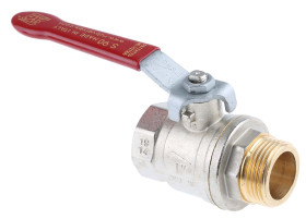 Zawór kulowy korpus mosiężny BSPP 40bar 1cal 580psi RS PRO