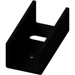 Extruded heatsink, (L x W x H) 35 x 17 x 13 mm, 17 K/W, black anodized, SK 13 35 SA 220