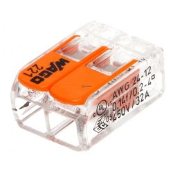 szybkozłączka uniwersalna WAGO 2 torowa linka/drut 0,2-4mm
