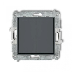 MINI Przycisk dwubiegunowy grafitowy mat 28MWP-44.2