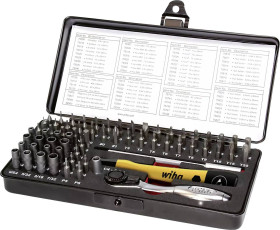 Bity Wiha Micro-bitset 39971, 65 szt.