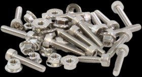 Screw, stainless steel, (L x W x H) 64 x 38 x 19 mm, silver, SCPMB1-20