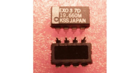 Crystal oscillator 19.660MHz with divider (EXO3C/19.660) - KSS Kinseki