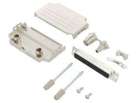 DPPKM-62FHSL Żeńskie proste lutowanie na przewód D-Sub HD UNC 4-40 PIN 62