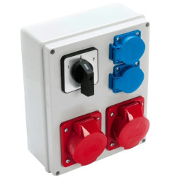 VIPLAST Rozdzielnica Gniazdo 2x32/5 + 2x250V + L-P