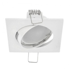 Punktowa oprawa sufitowa wpuszczana regulowana PARIL White IP20 kwadratowa biała EDO777319 EDO