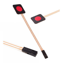 Klawiatura membranowa - 1 klawisz czerwony - samoprzylepna do Arduino