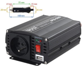 Przetwornica IPS 500 12V / 230V 350/500 W (3IPS050012) VOLT POLSKA