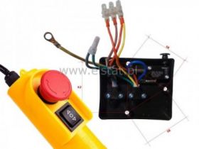 Kaseta pilot do wciągarki; włącznik góra dół; 45uF