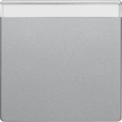 Q.1/Q.3 Klawisz z polem opisowym do łącznika 1-klawiszowego alu aksamit lakierowany 16266084