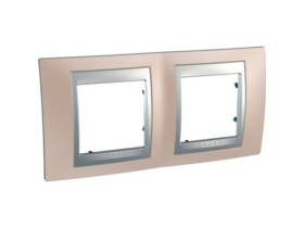 UNICA TOP Ramka 2 podwójna pozioma onyx copper MGU66.004.096 SCHNEIDER ELECTRIC