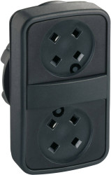 Schneider Electric ZB5AA79 ZB5AA79 Przycisk podwójny 2 przyciski wciskanie 1 szt.