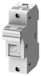 Podstawa bezpiecznikowa do wkładek cylindrycznych 14x51mm 50A 1-bieg. Na szynę DIN 3NW7111