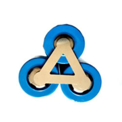 Ni-Steel Triangle-shape Plate for Soldering or Spot Welding 3x 18650 Batteries