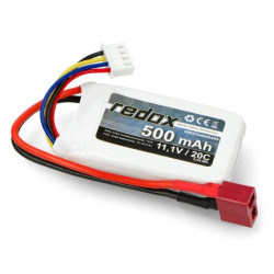 Pakiet Li-Pol Redox 500mAh 20C 3S 11,1V