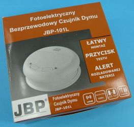 CZUJNIK DYMU 9V+3xAA JBP-101L