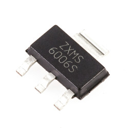 MOSFET N-kanałowy 2,8 A SOT-223 60 V SMD Pojedynczy 1,6 W 125 miliomów