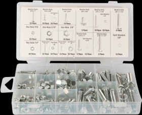 HAS06 NUT AND BOLT ASSORTMENT - 240 pcs