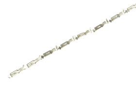 Konektor płaski Żeński 2.79 x 0.79mm długość 16.9mm Izolacja: Nieizolowane Cyna