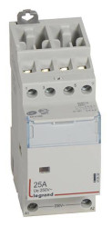 Stycznik instalacyjny Legrand Legrand 412533 412533, 4 styki, 230 V, 25 A, 1 szt.
