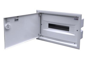 Rozdzielnica podtynkowa 18 modułowa 1x18M drzwi metal IP40 ERP18-1 001101208 ETI