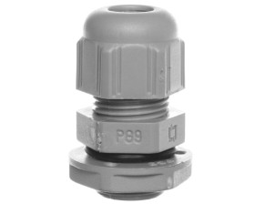 Dławnica kablowa poliamidowa PG9 IP68 jasnoszara 098021