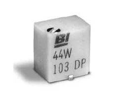 Potencjometr dostrojczy 20kΩ SMD 0.25 W @ 85 °C 9 -zwoje Regulacja górna 1,42 mm (metalowa śruba regulacyjna)