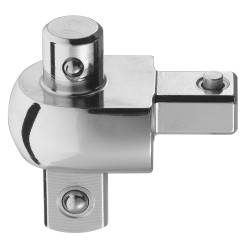 Nasadka, Chromowane, Stal, rozm: 1/2 cala, typ: Kwadratowy, Moduł pokrętła kwadratowy, dł: 27 mm