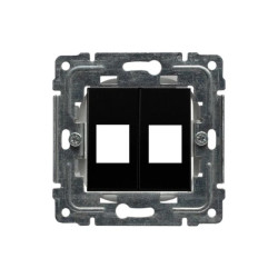DANTE Pokrywa do 2x gniazda Keystone komplet do montażu p/t 4509802