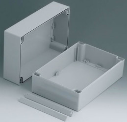 ABS enclosure, (L x W x H) 240 x 160 x 120 mm, light gray (RAL 7035), IP66, C2416241