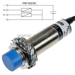 Czujnik pojem. CM18-3008PC NC+NO PNP