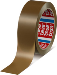 Packaging tape, 38 x 0.049 mm, PVC film, brown, 66 m, 04120-00041-00
