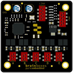 Brainboxes PE-505 Pure Embedded 10/100 5 Port Industrial Ethernet Switch