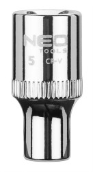 Nasadka sześciokątna 1/4, 5 mm, superlock /5szt./