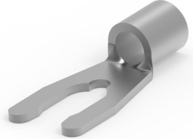 Uninsulated forked cable lug, 3-6 mm², AWG 12 to 10, 4.82 mm, 52717-1