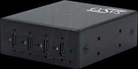 EX-12274HMS EXSYS USB 3.2 Gen 2x1 4-port hub, 4x USB-C, 15 kV ESD