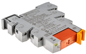 Moduł przekaźnika 24V dc Phoenix Contact DPDT Szyna DIN bieguny 2 Śruba