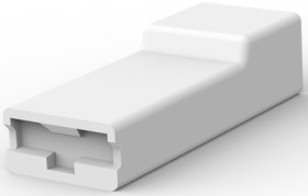 Insulating housing for 6.35 mm, 1 pole, PP, UL 94V-0, natural, 154509-2