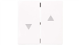 Merten System M Klawisz Podwójny Łącznika Żaluzjowego Z Symbolem ,Strzałka,...