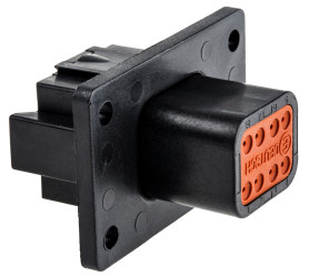Złącze samochodowe 8-pinowe Deutsch Żeński 13A DT Montaż na panelu Złącze samochodowe
