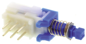 Nasadka przełącznika Chwilowy DPDT, montaż PCB Alps Alpine