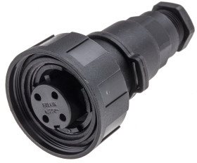Złącze wielostykowe przemysłowe 4-pinowe Montaż na kablu Gniazdo Bulgin