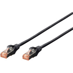 Digitus DK-1644-030/BL RJ45 patch cable CAT 6 S/FTP 3m black halogen-free