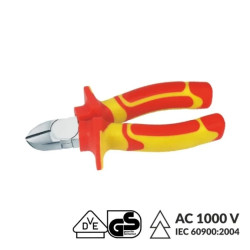 Szczypce boczne elektrotechniczne 160mm VDE 1000V n-vde06