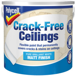 Polycell 5084975 Crack-Free Ceilings Smooth Matt 2.5 litre