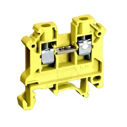 Złączka TS nowa 2.5mm2 żółta gw.Simet ZSG1-2.5N