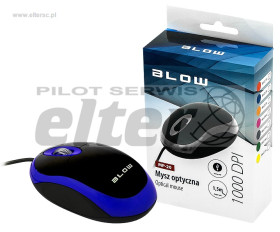 Mysz optyczna BLOW MP-20 USB niebieska