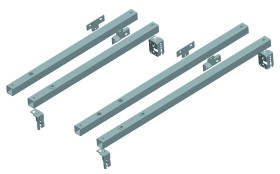 Zestaw 2 Spacial SF/SM częściowe 19 cali podpory szafy, 800mm NSYRSWSP8