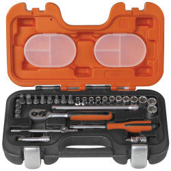 Bahco S290 Socket Set of 29 Metric 1/4in Drive